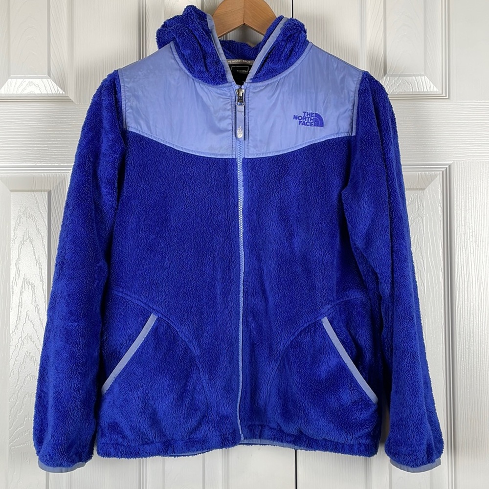 The North Face full zip Sherpa fleece jacket, girls XL (18)